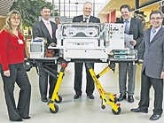 IMH e.V. - Inbertriebnahme eines Transportinkubators durch die Kinderklinik Aalen (Ostalb-Klinikum).