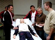 Übergabe eines medizinischen Schulungssimulators an das Klinikum am Steinenberg (Kreiskliniken Reutlingen).