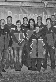 IMH e.V. - Das Bergwacht-Team freut sich über die Unterstützung des IMH